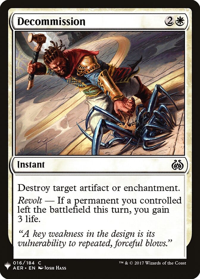 Decommission [Mystery Booster] MTG Single Magic: The Gathering  | Multizone: Comics And Games
