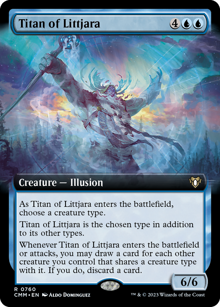 Titan of Littjara (Extended Art) [Commander Masters] | Multizone: Comics And Games