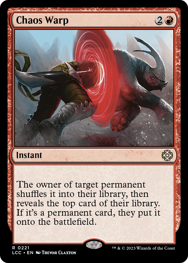 Chaos Warp [The Lost Caverns of Ixalan Commander] MTG Single Magic: The Gathering  | Multizone: Comics And Games