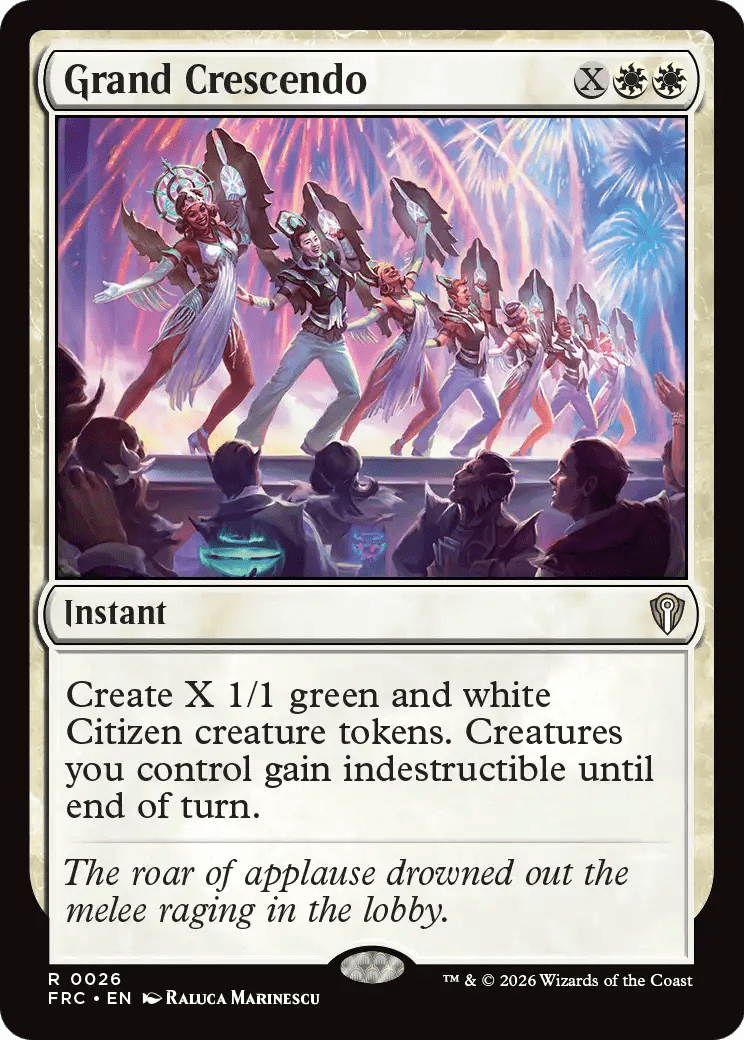 Grand Crescendo [Reality Fracture Commander] MTG Single Magic: The Gathering  | Multizone: Comics And Games