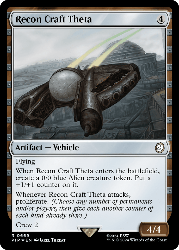 Recon Craft Theta (Surge Foil) [Fallout] MTG Single Magic: The Gathering  | Multizone: Comics And Games