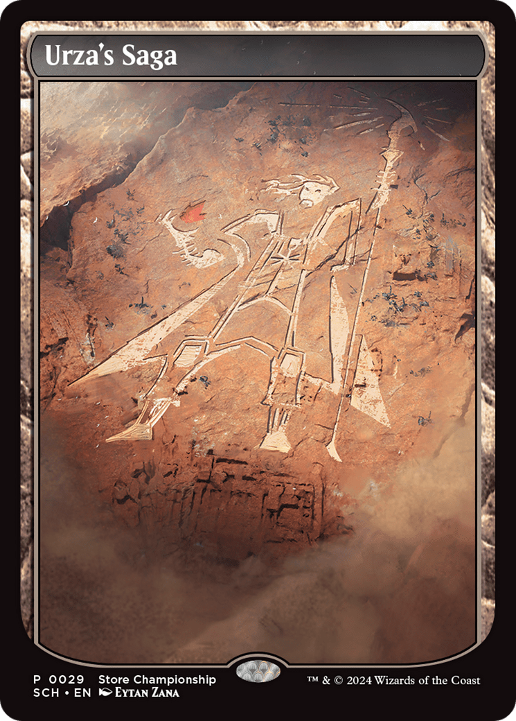 Urza's Saga (Store Championship) [Bloomburrow Promos] MTG Single Magic: The Gathering  | Multizone: Comics And Games
