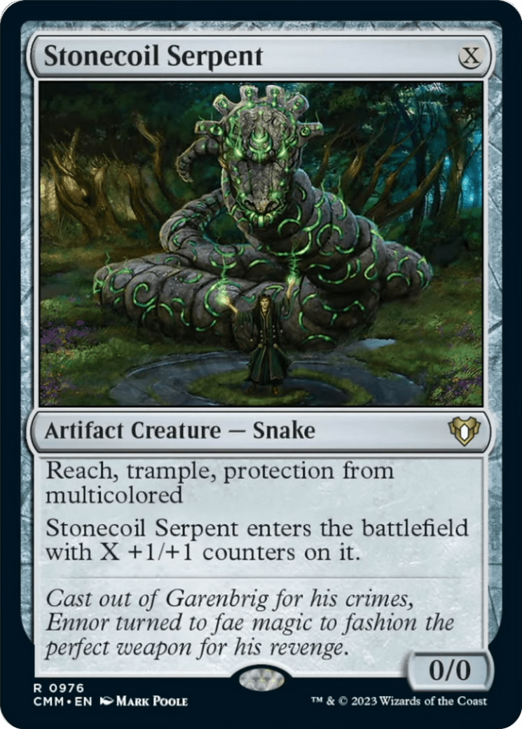 Stonecoil Serpent [Commander Masters] MTG Single Magic: The Gathering  | Multizone: Comics And Games