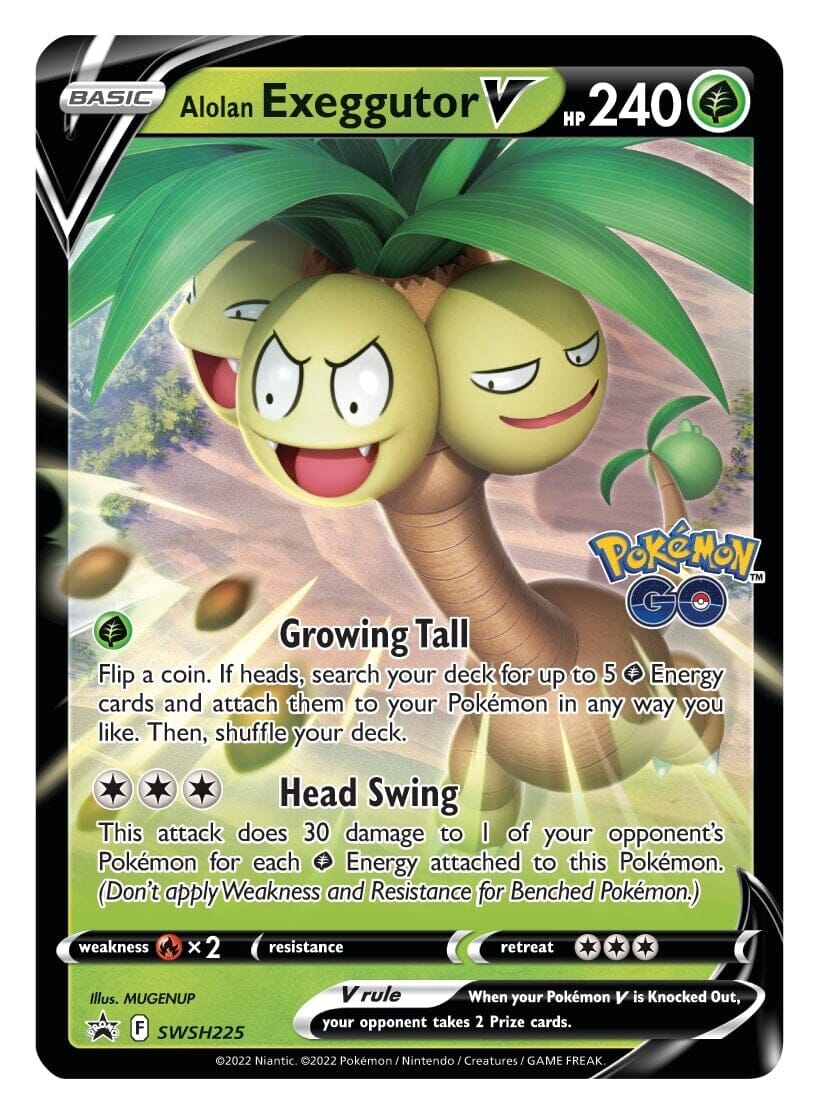 Alolan Exeggutor V (SWSH225) [Sword & Shield: Black Star Promos] Pokemon Single Pokémon  | Multizone: Comics And Games