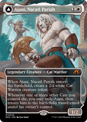 Ajani, Nacatl Pariah // Ajani, Nacatl Avenger (Borderless) [Modern Horizons 3] MTG Single Magic: The Gathering  | Multizone: Comics And Games