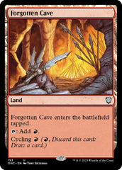 Forgotten Cave [Phyrexia: All Will Be One Commander] MTG Single Magic: The Gathering  | Multizone: Comics And Games