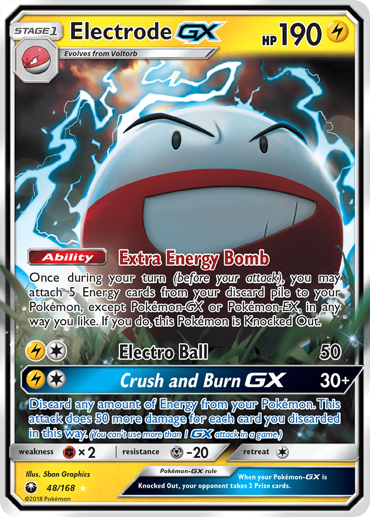 Electrode GX (48/168) [Sun & Moon: Celestial Storm] Pokemon Single Pokémon  | Multizone: Comics And Games