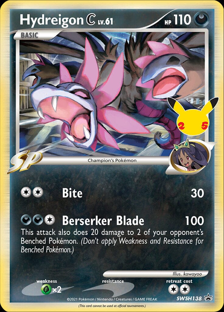 Hydreigon C (SWSH138) (Jumbo Card) [Sword & Shield: Black Star Promos] Pokemon Single Pokémon  | Multizone: Comics And Games