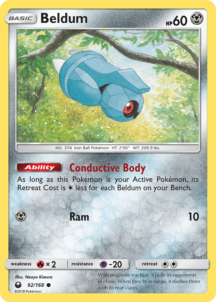 Beldum (92/168) [Sun & Moon: Celestial Storm] Pokemon Single Pokémon  | Multizone: Comics And Games