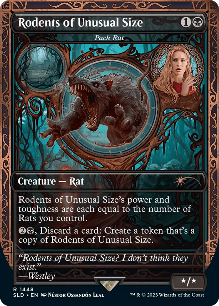 Rodents of Unusual Size - Pack Rat [Secret Lair Drop Series] MTG Single Magic: The Gathering  | Multizone: Comics And Games