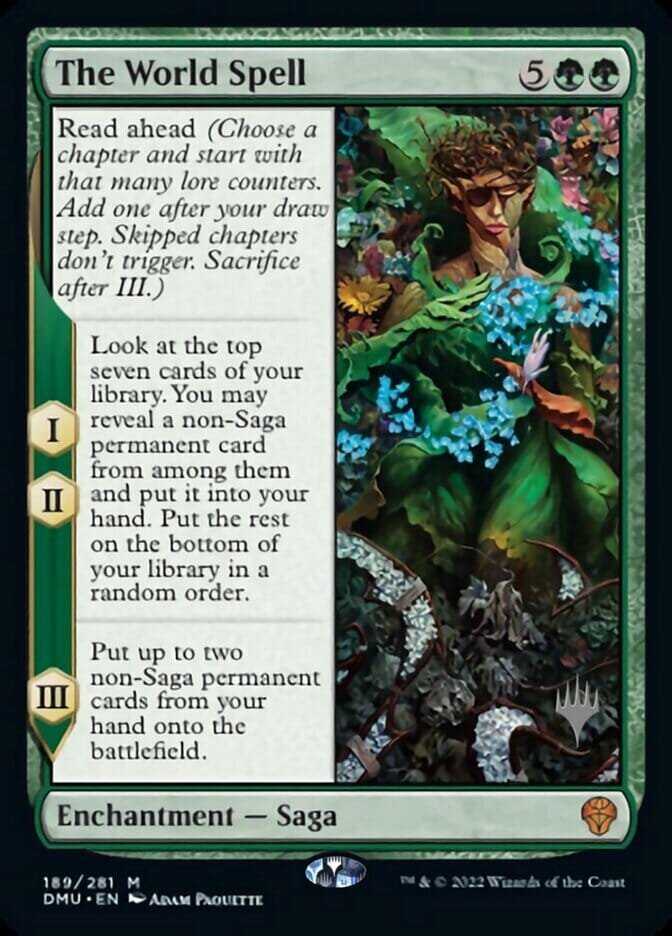 The World Spell (Promo Pack) [Dominaria United Promos] MTG Single Magic: The Gathering  | Multizone: Comics And Games