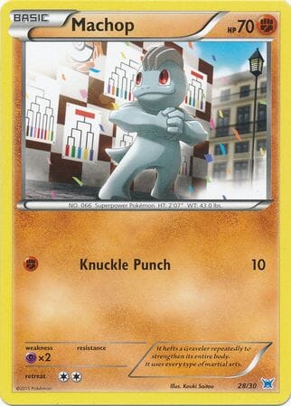 Machop (28/30) [XY: Trainer Kit 2 - Latios] Pokemon Single Pokémon  | Multizone: Comics And Games
