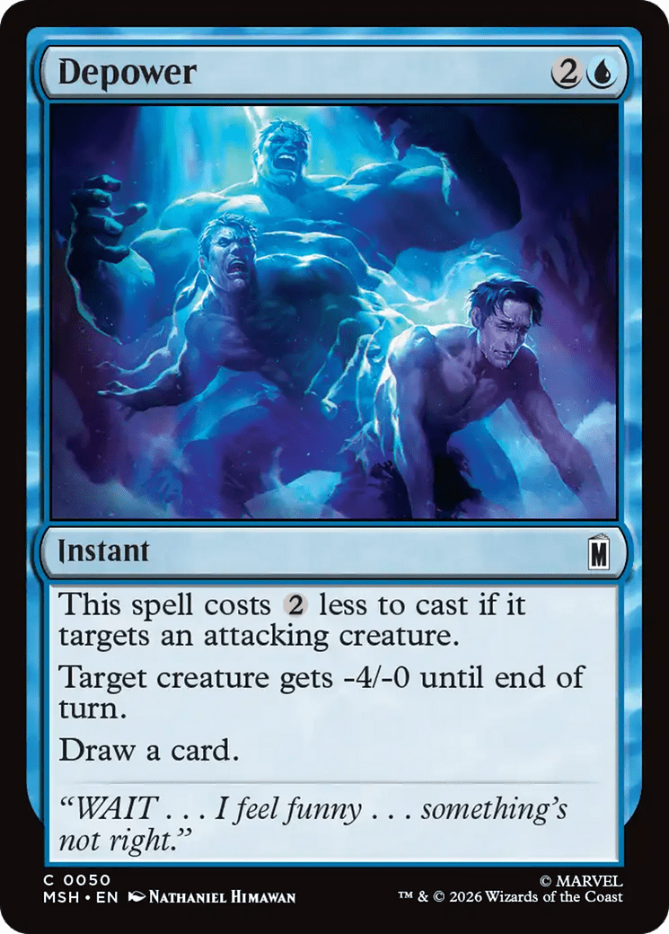 Depower [Marvel Super Heroes] MTG Single Magic: The Gathering  | Multizone: Comics And Games
