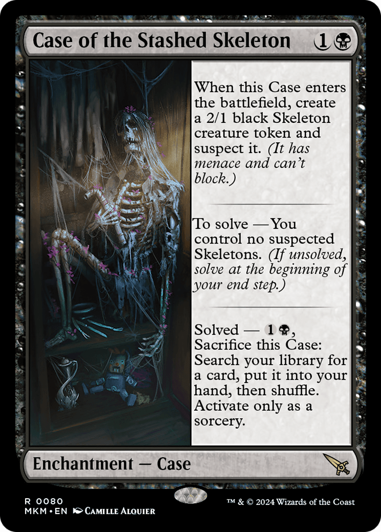 Case of the Stashed Skeleton [Murders at Karlov Manor] MTG Single Magic: The Gathering  | Multizone: Comics And Games