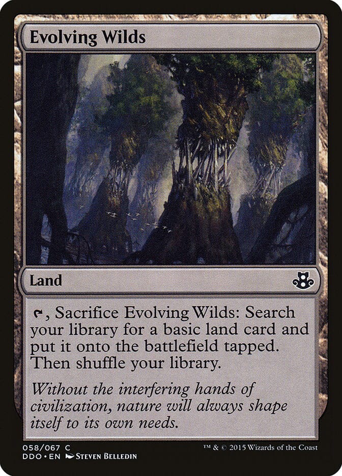 Evolving Wilds [Duel Decks: Elspeth vs. Kiora] MTG Single Magic: The Gathering  | Multizone: Comics And Games