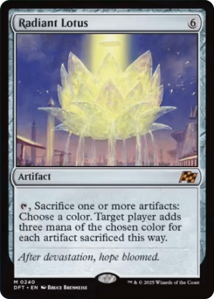 Radiant Lotus [Aetherdrift] MTG Single Magic: The Gathering  | Multizone: Comics And Games