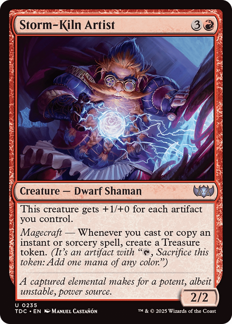 Storm-Kiln Artist [Tarkir: Dragonstorm Commander] MTG Single Magic: The Gathering  | Multizone: Comics And Games