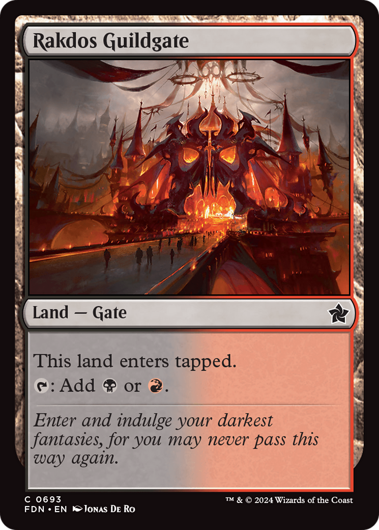 Rakdos Guildgate [Foundations] | Multizone: Comics And Games