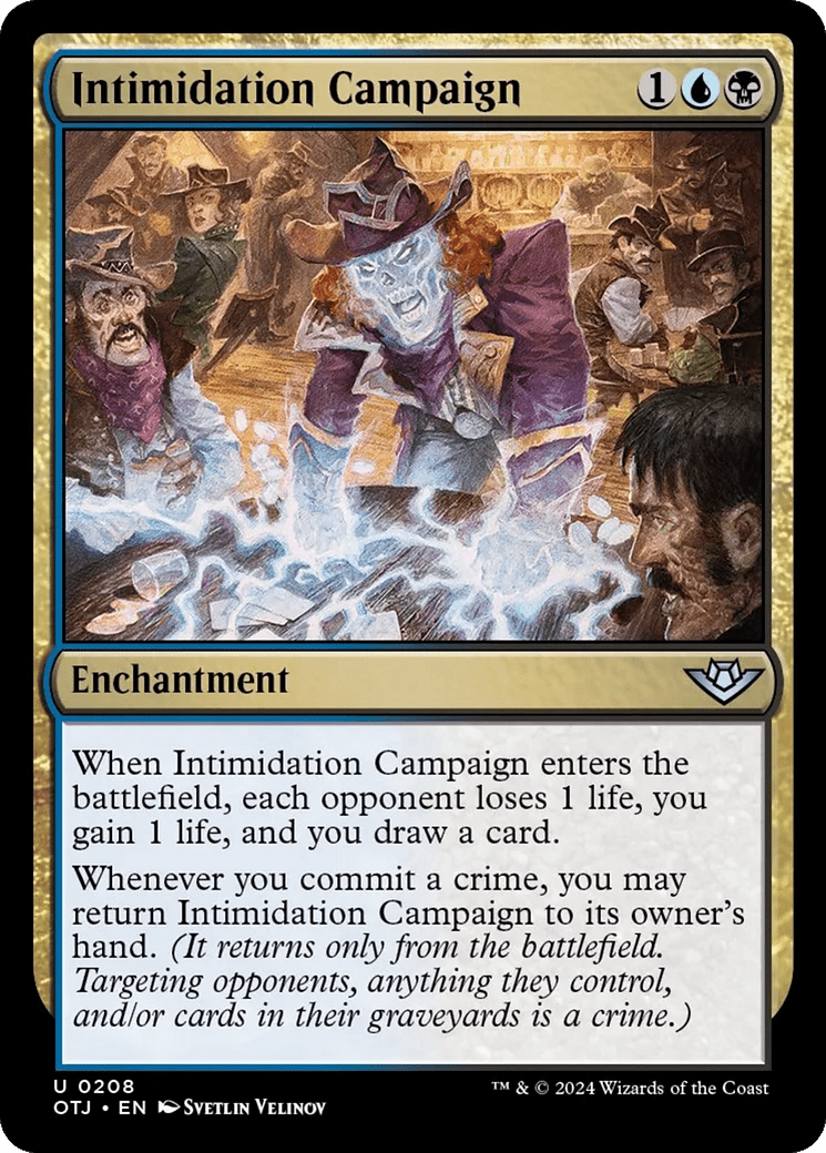 Intimidation Campaign [Outlaws of Thunder Junction] MTG Single Magic: The Gathering  | Multizone: Comics And Games