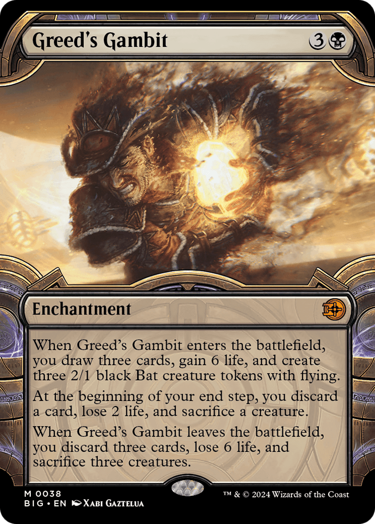 Greed's Gambit (Showcase) [Outlaws of Thunder Junction: The Big Score] MTG Single Magic: The Gathering  | Multizone: Comics And Games