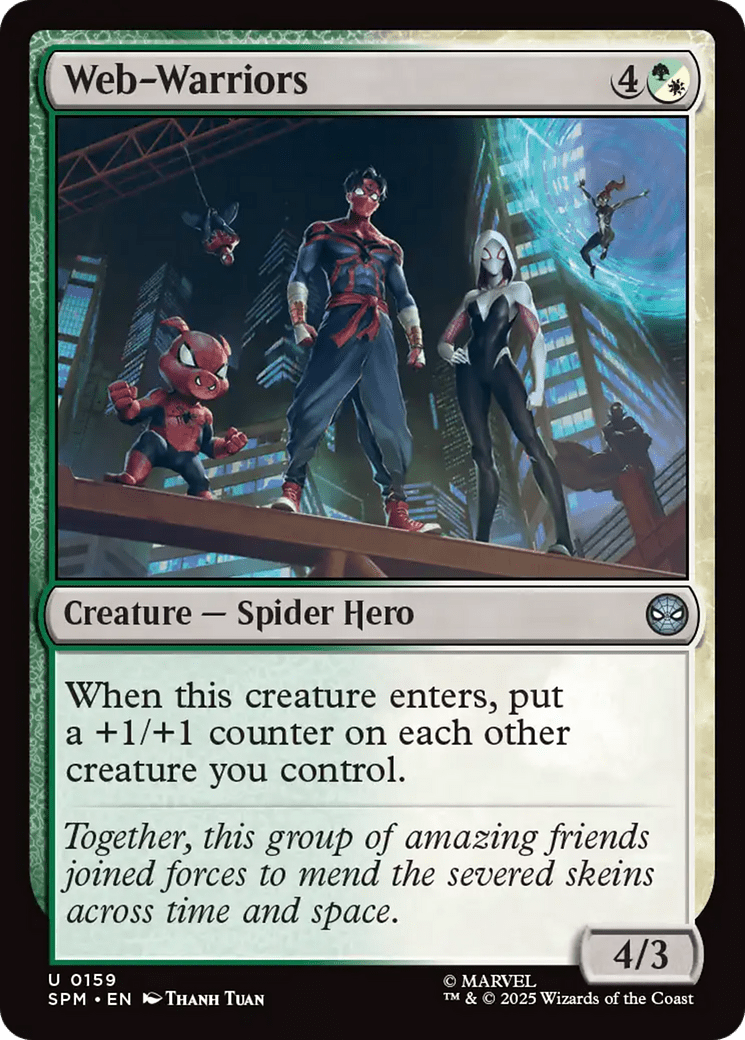 Web-Warriors [Marvel's Spider-Man] MTG Single Magic: The Gathering  | Multizone: Comics And Games