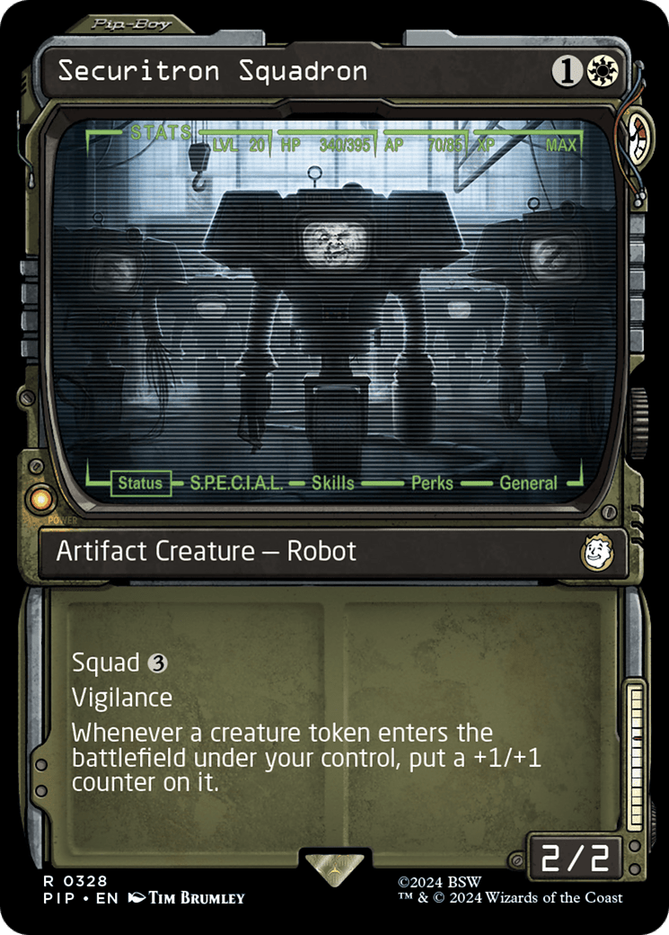 Securitron Squadron (Showcase) [Fallout] MTG Single Magic: The Gathering  | Multizone: Comics And Games