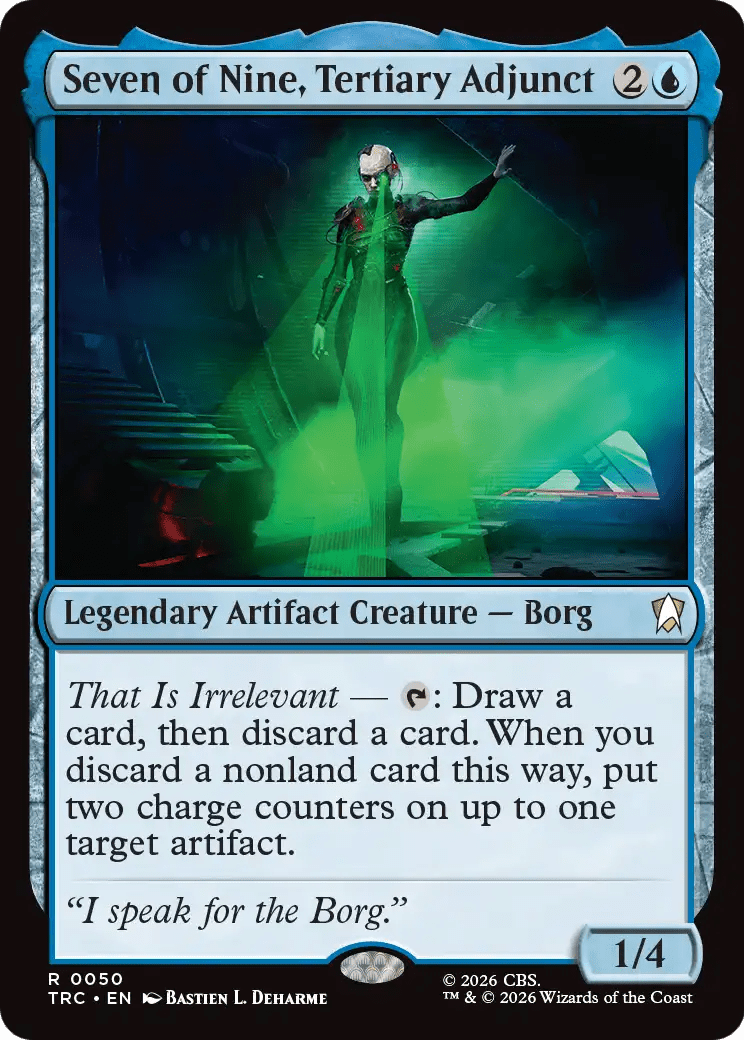 Seven of Nine, Tertiary Adjunct [Star Trek Commander] MTG Single Magic: The Gathering  | Multizone: Comics And Games