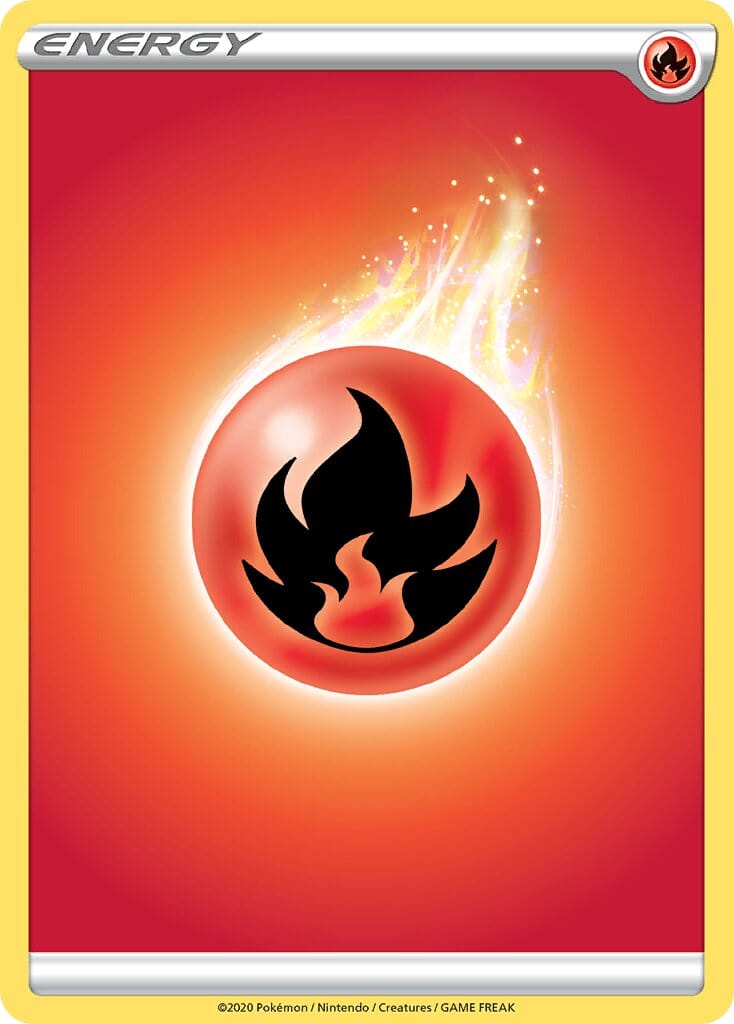 Fire Energy [Sword & Shield: Base Set] Pokemon Single Pokémon  | Multizone: Comics And Games