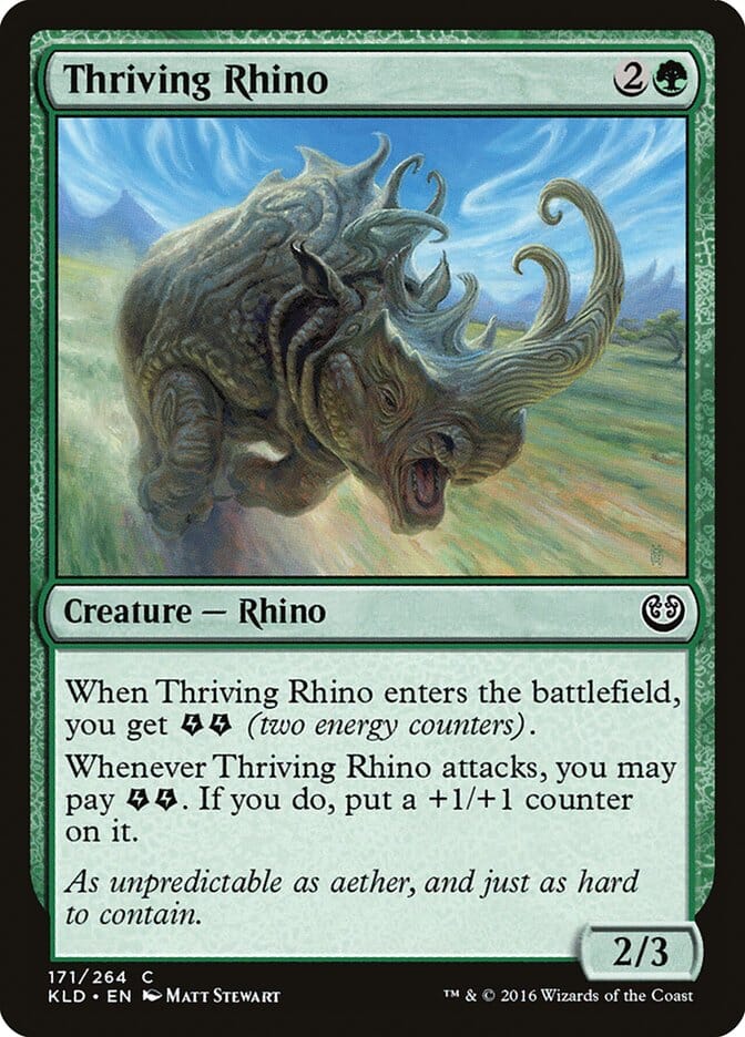 Thriving Rhino [Kaladesh] MTG Single Magic: The Gathering  | Multizone: Comics And Games