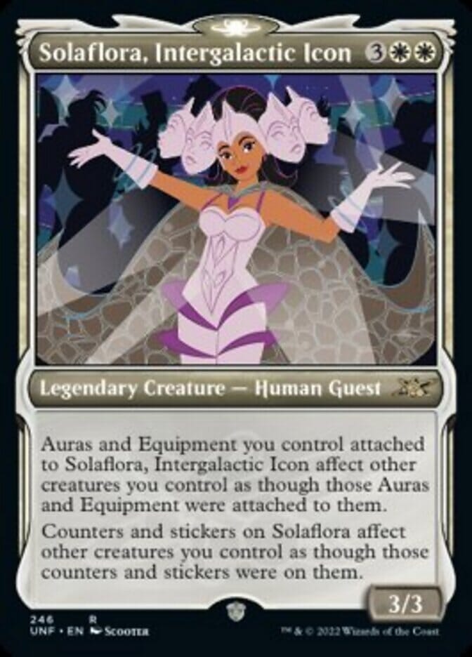 Solaflora, Intergalactic Icon (Showcase) [Unfinity] MTG Single Magic: The Gathering  | Multizone: Comics And Games