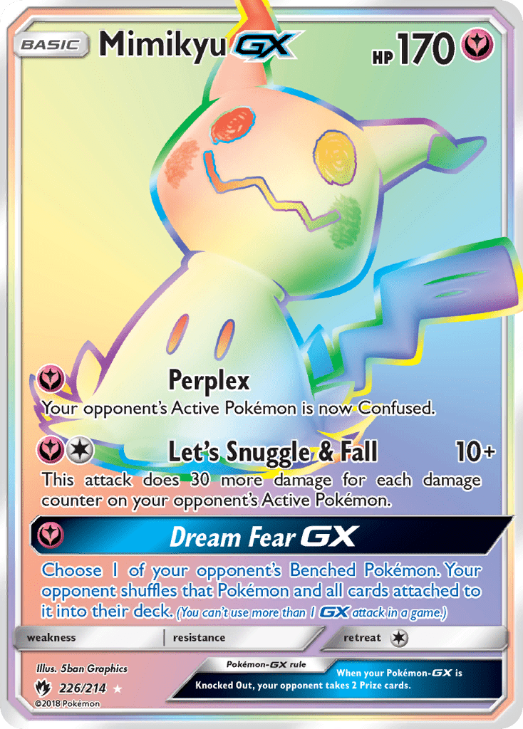 Mimikyu GX (226/214) [Sun & Moon: Lost Thunder] Pokemon Single Pokémon  | Multizone: Comics And Games