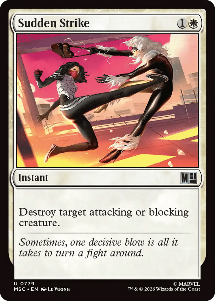 Sudden Strike [Marvel Super Heroes Commander] MTG Single Magic: The Gathering  | Multizone: Comics And Games