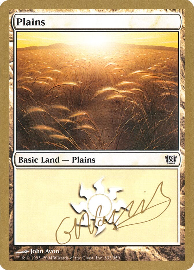 Plains (gn333) (Gabriel Nassif) [World Championship Decks 2004] MTG Single Magic: The Gathering  | Multizone: Comics And Games