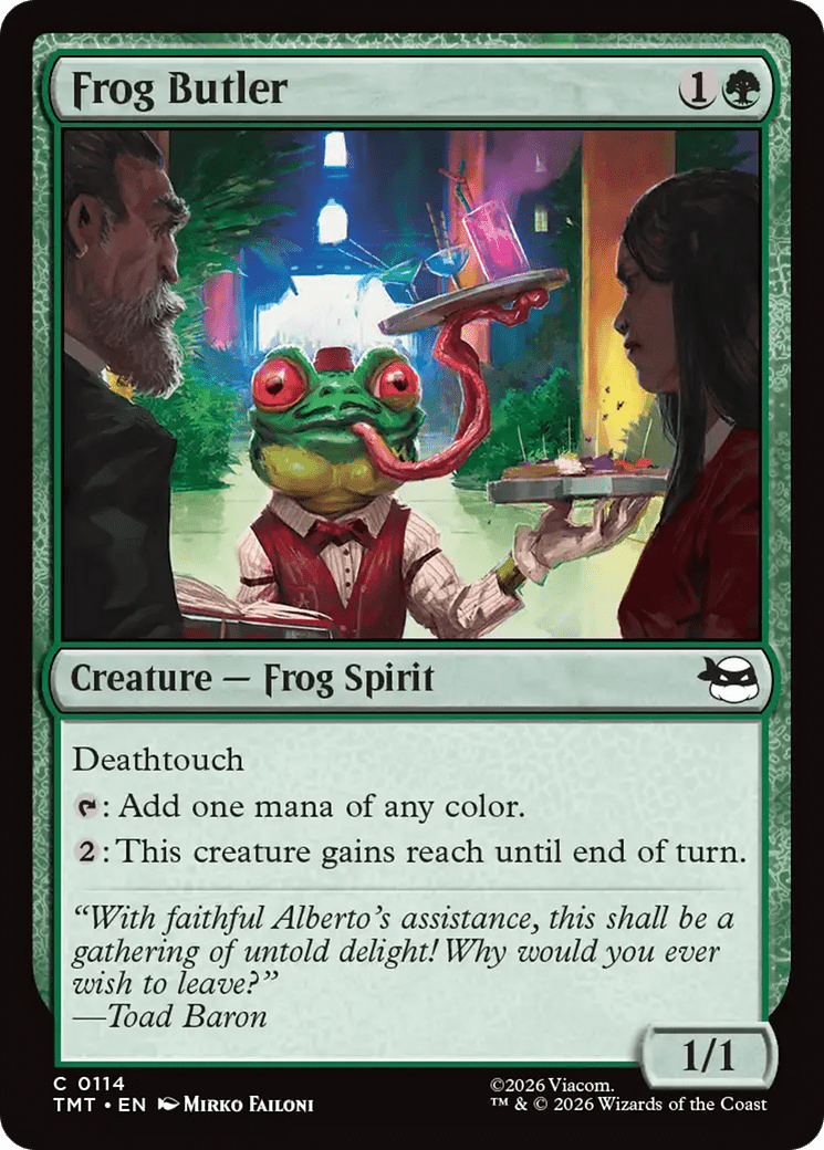 Frog Butler [Teenage Mutant Ninja Turtles] MTG Single Magic: The Gathering  | Multizone: Comics And Games