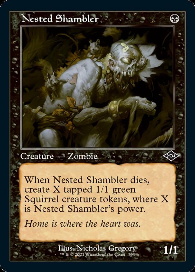 Nested Shambler (Retro Foil Etched) [Modern Horizons 2] MTG Single Magic: The Gathering  | Multizone: Comics And Games