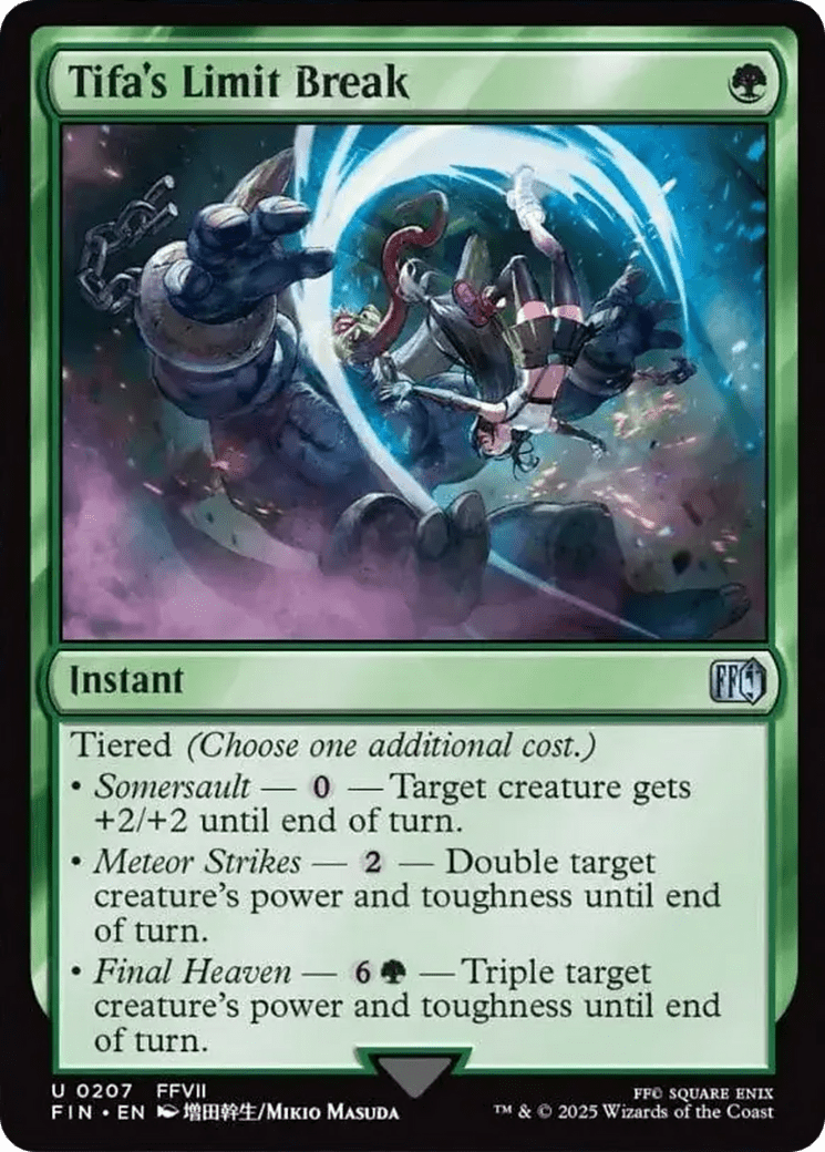 Tifa's Limit Break [FINAL FANTASY] MTG Single Magic: The Gathering  | Multizone: Comics And Games