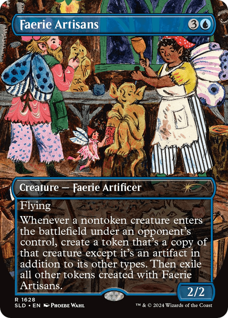 Faerie Artisans (Rainbow Foil) [Secret Lair Drop Series] MTG Single Magic: The Gathering  | Multizone: Comics And Games