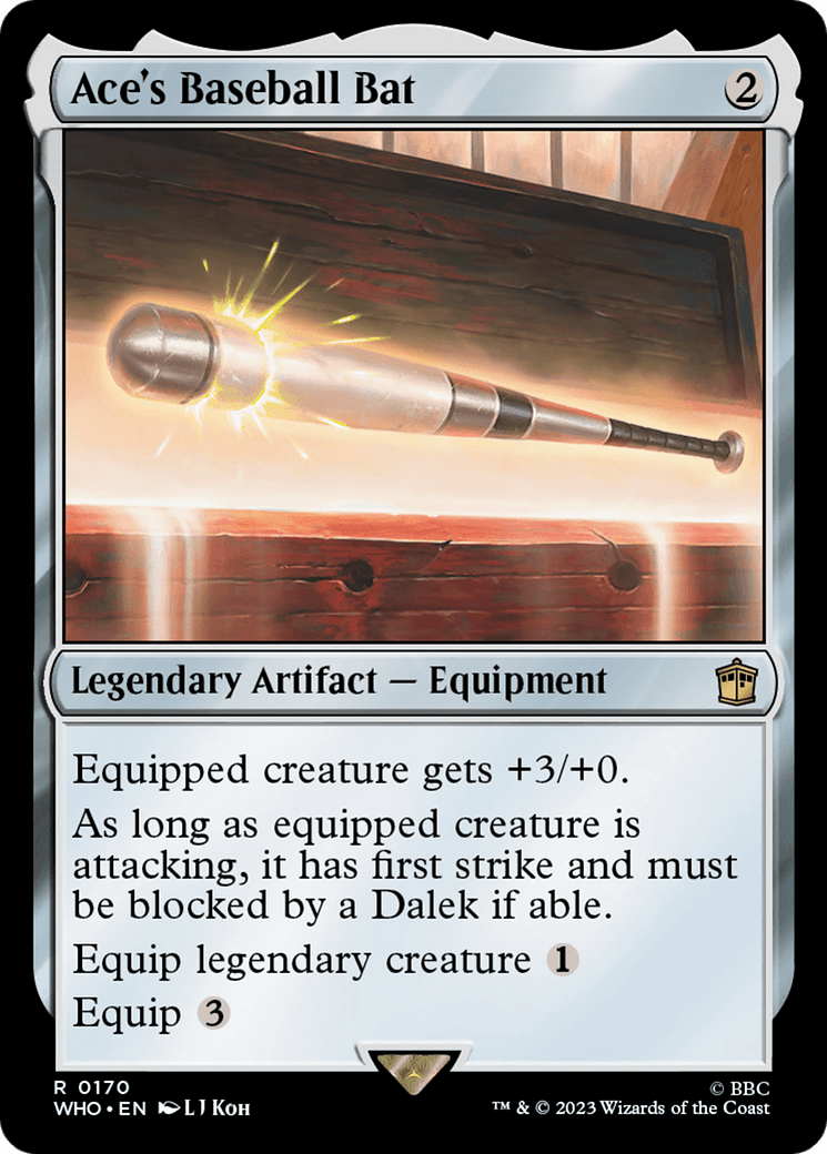 Ace's Baseball Bat [Doctor Who] MTG Single Magic: The Gathering  | Multizone: Comics And Games