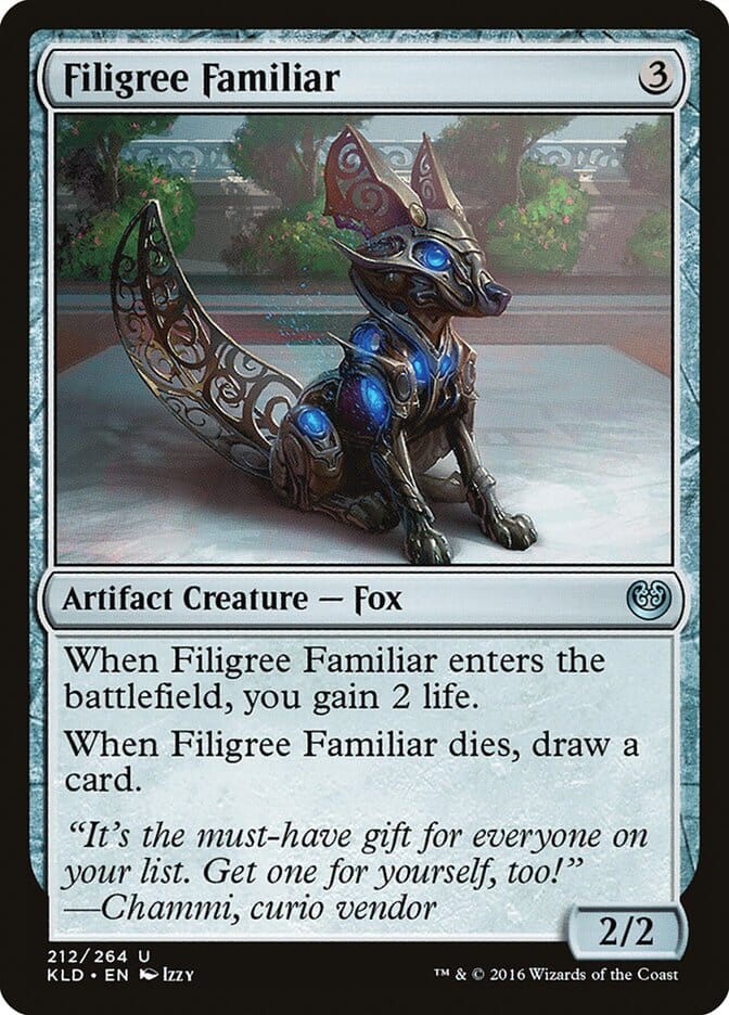 Filigree Familiar [Kaladesh] MTG Single Magic: The Gathering  | Multizone: Comics And Games