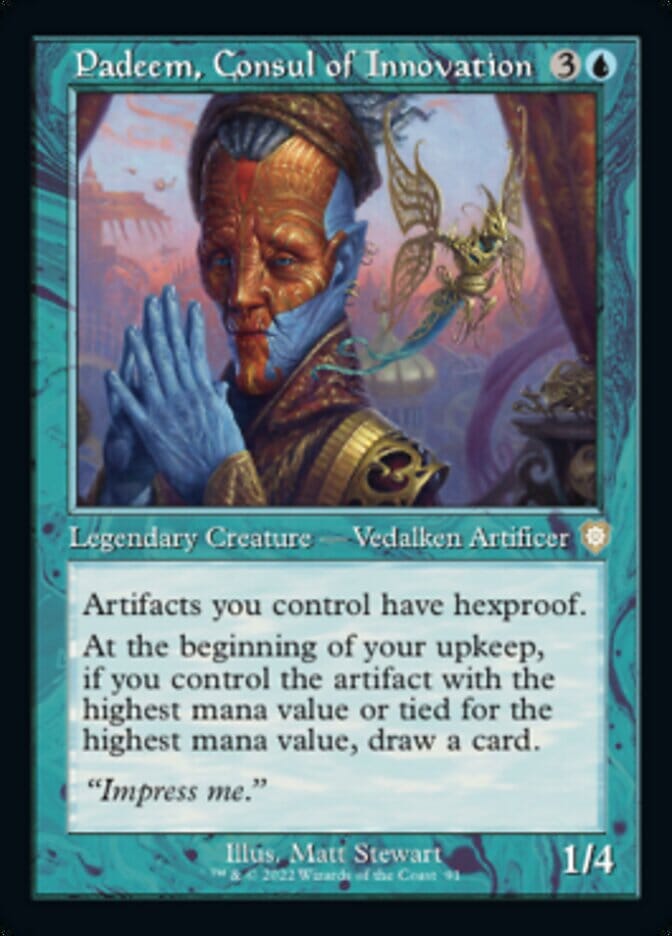Padeem, Consul of Innovation (Retro) [The Brothers' War Commander] MTG Single Magic: The Gathering  | Multizone: Comics And Games