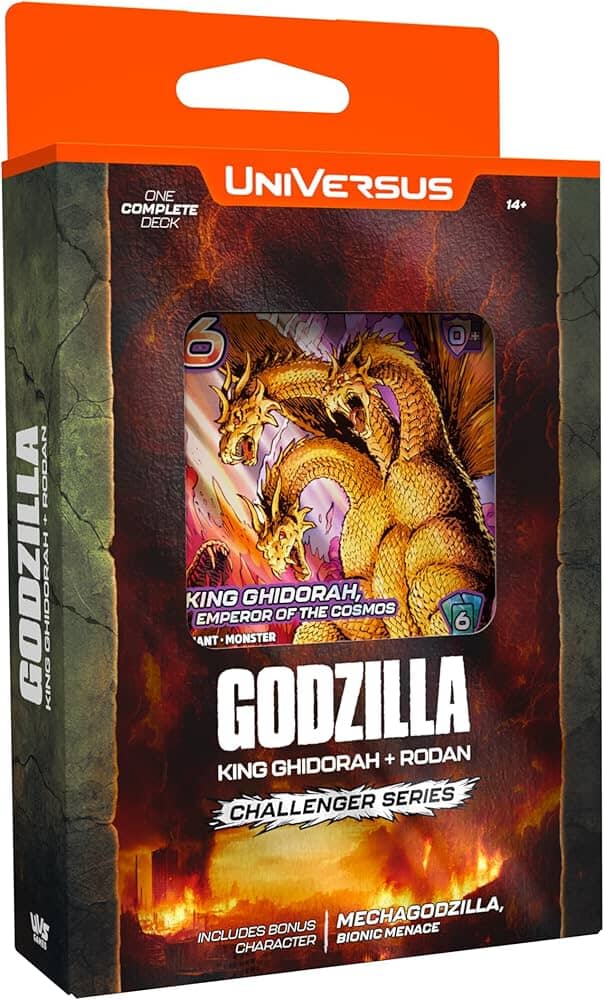 Godzilla: Challenger Series - King Ghidorah + Rodan card game Universus Games  | Multizone: Comics And Games
