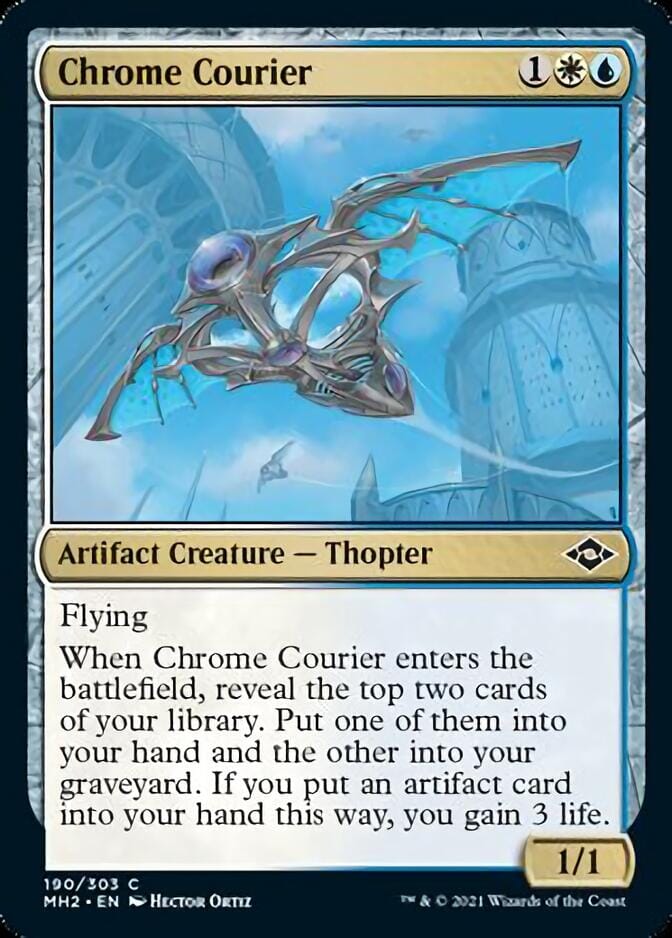 Chrome Courier [Modern Horizons 2] MTG Single Magic: The Gathering  | Multizone: Comics And Games