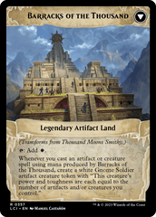 Thousand Moons Smithy // Barracks of the Thousand [The Lost Caverns of Ixalan Prerelease Cards] MTG Single Magic: The Gathering  | Multizone: Comics And Games