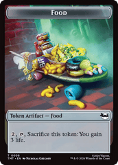 Rat // Food Double-Sided Token [Teenage Mutant Ninja Turtles Tokens] MTG Single Magic: The Gathering  | Multizone: Comics And Games