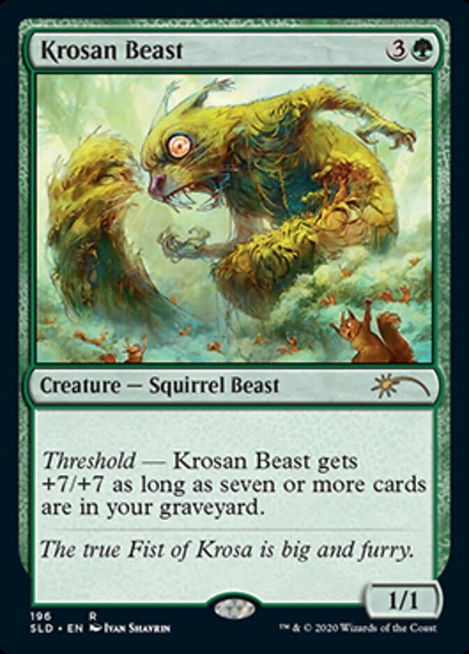Krosan Beast [Secret Lair Drop Series] MTG Single Magic: The Gathering  | Multizone: Comics And Games