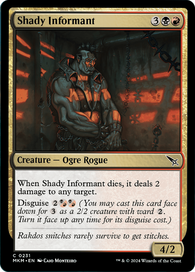 Shady Informant [Murders at Karlov Manor] MTG Single Magic: The Gathering  | Multizone: Comics And Games