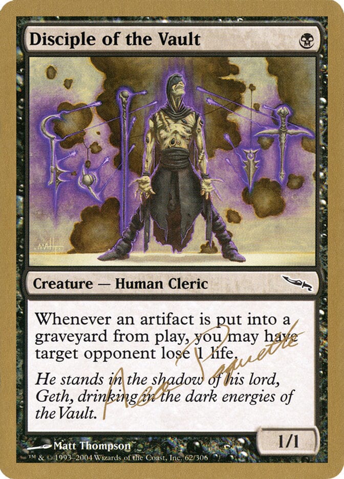 Disciple of the Vault (Aeo Paquette) [World Championship Decks 2004] MTG Single Magic: The Gathering  | Multizone: Comics And Games