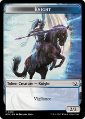 Treasure (21) // Knight Double-Sided Token [March of the Machine Tokens] MTG Single Magic: The Gathering  | Multizone: Comics And Games