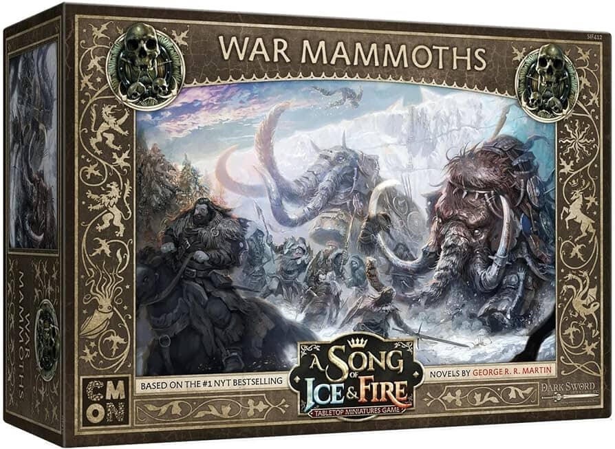 A Song of Ice & Fire: War mammoths Miniatures CMON  | Multizone: Comics And Games