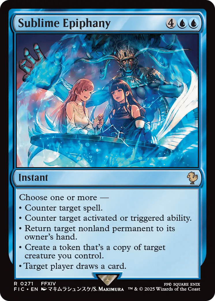 Sublime Epiphany [FINAL FANTASY Commander] MTG Single Magic: The Gathering  | Multizone: Comics And Games